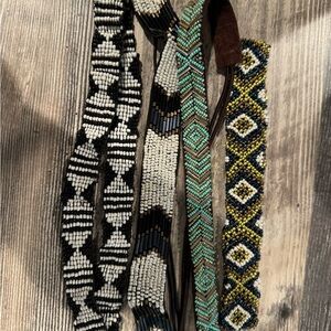 Beaded Bohemian headband Set